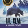 A book cover with a bear in the middle of the forest.